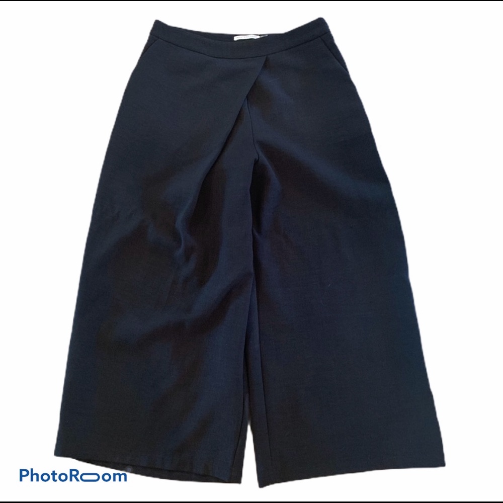 Mustard Seed culottes black fold over detail med